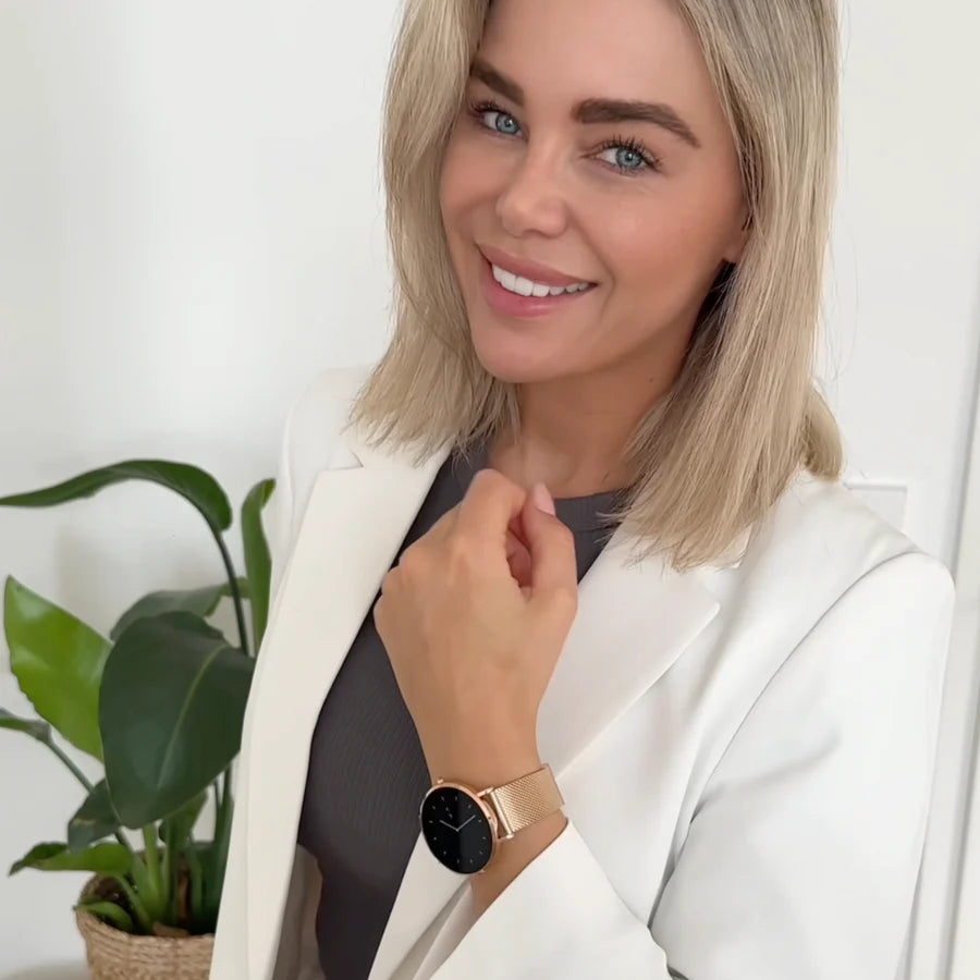 Zenviva AuraGlow - Elegante Ultra-Dunne Smartwatch