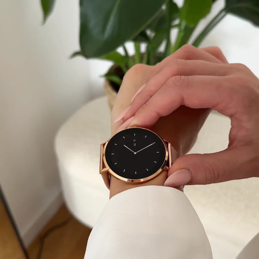 Zenviva AuraGlow - Elegante Ultra-Dunne Smartwatch