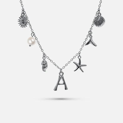 Zenviva MareLetter - Gepersonaliseerde Oceaan Ketting