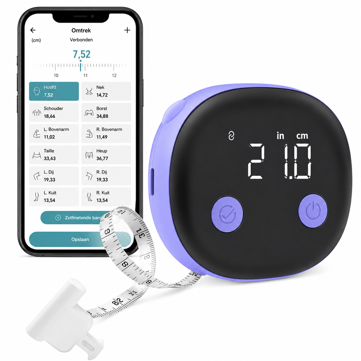 Zenviva NovaTape - Slimme Digitale Centimeter