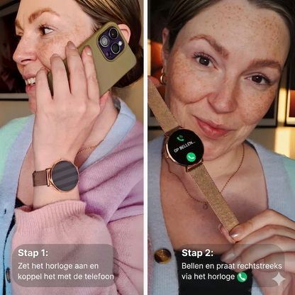 Zenviva AuraGlow - Elegante Ultra-Dunne Smartwatch